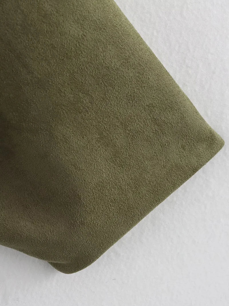 The Vintage Suede Bomber